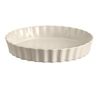 Moule à Tarte Tourtière haute Emile HENRY Blanc Argile D32 cm