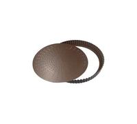 Tourtière Fond Amovible Perforé Antiadhérent 28 Cm