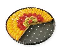 Tourtière perforée acier revêtu antiadhérent 30 cm Mathon