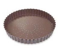 Tourtière perforée partiellement avec fond mobile, gobel - taille - 26 cm 226435 G