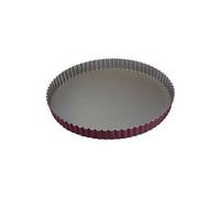 Tourtière Ronde Cannelée - Antiadhérente - Fond Fixe - Ø220/200 Mm H25 Mm