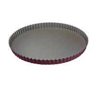 Tourtière Ronde Cannelée - Antiadhérente - Fond Fixe - Ø300/280 Mm H25 Mm