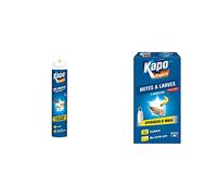 Tous Insectes Multi-Usages 500ml KAPO Expert & Cassettes Mites et Larves - 2x - Fourrures, Tissus - Diffusion Permanente - Odeur Géraniol- Ne Tache Pas - Intérieur