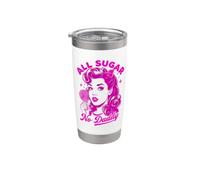 Tout le sucre, pas de papa Gobelet isotherme en acier inoxydable double paroi