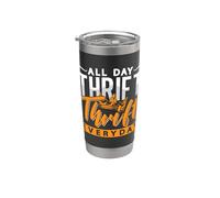 Toute la journée Thrift Thrift Everyday Garage Ventes Shopping Gobelet isotherme en acier inoxydable double paroi