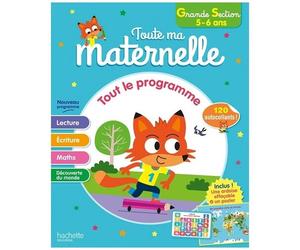 Toute Ma Maternelle Grande Section - Avec 120 Autocollants, Une Ardoise Effaçable Et Un Poster