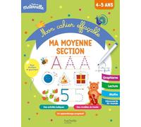 Toute ma maternelle - Mon cahier effaçable - Ma moyenne section (4-5 ans)