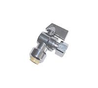 TOUTUB® Robinet WC équerre à écrou mobile femelle 12x17 Ø16
