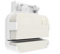 Touzanious Support de porte de garage pour capteur de contact Ring Alarm 2e génération - Montage blanc avec clip à pression et vis - Installation sécurisée et facile, accessoire compatible Ring (1