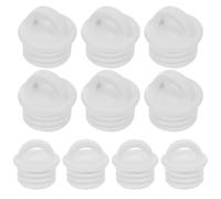 TOVINANNA 10 Bouchons en Silicone pour Seau à Serpillière, Blanc, Facile à Installer et Résistant, Adaptés à Divers Environnements, Lot de 10 Pièces