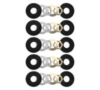 TOVINANNA 10 Ensembles Kit de Pièces D’Assemblage D’Horloge Quartz | Compatibilité, Installation Facile et Stabilité Élevée, pour Bricolage à Domicile, Mécanismes Muraux