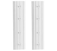 TOVINANNA 2 Pièces Connecteur de Rail pour Tringle à Rideaux en Aluminium Système de Rail Plafond Extensible Compatible Fenêtres en Baie Installation Discrète pour Décoration Intérieure
