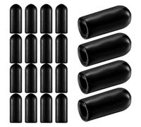 TOVINANNA 20pièces Capuchons de Bouteille Aérographe Plastique Bouchons de Buse Résistants et Sécurisés pour Accessoires de Pulvérisation Compatible avec Bouteilles de Peinture