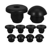 TOVINANNA 24 Pièces Bouchon de Remplissage D'huile pour Cric Hydraulique Bouchon en Caoutchouc Noir Étanchéité Sécurisée pour Cric de Sol et Entretien et Bricolage
