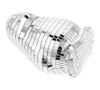 TOVINANNA 3 Pièces Figurine de Pingouin Décoration Disco Moderne Argentée Détails Complexes en Écume Ornement de Noël Solide pour Occasions Festives et Usage Quotidien