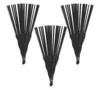 TOVINANNA 3 Pièces Monture Éventail Portable avec 30 Baleines, Accessoire Ventilateur pour Activités en Plein Air et Décoration D'atelier Créatif