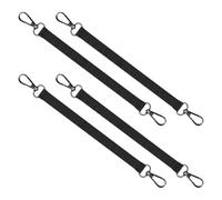 TOVINANNA 4 Pièces Ceinture Porte-Outils Électrique avec Double Crochet en Alliage et Polyester, Organiseur Multi-Rouleaux pour Ruban Isolant, pour Travaux en Hauteur ou Espaces Étroits