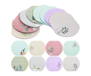 TOVINANNA 8PCS Sticky Notepads Plant Pattern Self Adhesive Memo Pads For Office School And Home With Fun Style And Convenient Use