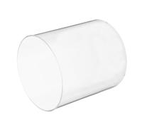 TOVINANNA Abat-Jour en Verre Transparent 8X8X8 CM pour Lampe à Pétrole Compatible Lampes à Essence et Gaz, Adapté pour Usage Intérieur et Extérieur