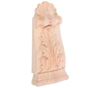TOVINANNA Applique D’Angle en Bois Sculpté, Colonne Décorative Rustique | Finition Kaki, Usage Mobilier et Salle à Manger, Style Romain Touche Soignée