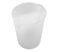 TOVINANNA Bécher Gradué Plastique 3000ml à Large Ouverture Résistant aux Produits Chimiques Robuste pour Mesure Précise en Laboratoire Cuisine