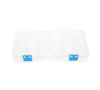 TOVINANNA Boîte de Rangement en Plastique pour Outils Étanchéité et Ouverture Facile, Organisateur Portable pour Clous, Boulons et Petites Pièces