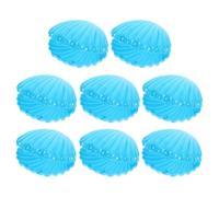TOVINANNA Boîtes à Bonbons Design Élégant Rangement Sécurisé et Portable Lot de 8 de Coquillage en Plastique pour Présents Invités et Fêtes