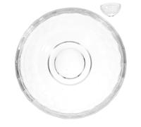 TOVINANNA Bol Verre Clair pour Masque Facial Spa Bol Mixeur Compact Verre pour Soins Visage et Salon Beauté Pratique et Portable pour Mélanger Huiles Essentielles
