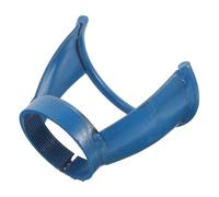 TOVINANNA Bouchon de Protection avec Poignée Renforcée pour Bouteille D'acétylène Bleu en Acier et Vis, pour Chantiers de Construction