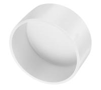 TOVINANNA Bouchon de Tuyau Pvc Blanc 110mm, Capuchon de Protection Robuste en Pvc, Installation Facile pour Plomberie Industrielle et Construction