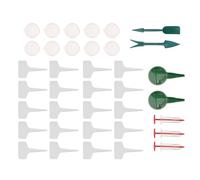 TOVINANNA Distributeur de Semences de Précision en Plastique pour Semis de Laitue et Micrograines, Kit Complet avec Accessoires, pour Jardinage de Printemps et Plantation de Légumes