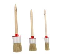 TOVINANNA Ensemble De Pinceaux Pinceau à Copeaux Brosse Éventail Rigide Brosse De Nettoyage Domestique Huile Plumeau pour Le Nettoyage Pinceaux De Modèle Ronde Extérieur Ménage Poils