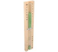TOVINANNA Minuteur de Sauna 15 en Bois et Verre, Sablier Décoratif Portable Vert, Accessoire Classique pour Rappel Sauna et Bain Vapeur