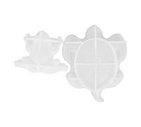 TOVINANNA Moule en Silicone Flexible et Facile à Démouler 2pcs pour Résine Époxy de Tortue et Grenouille pour Artisanat DIY et Décoration
