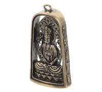 TOVINANNA Pendentif en Laiton de Tête de Bouddha, Breloque Décorative Élégante et Vintage pour Fabrication de Bijoux DIY et Décoration Religieuse Maison