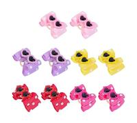 TOVINANNA Pinces à Cheveux Design Nœud Papillon Chic pour Animaux de Compagnie Lot de 10 en Polyester Fixation Solide pour Chiots et Animaux Quotidien