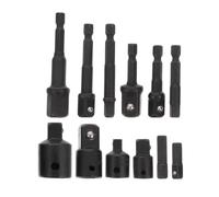 TOVINANNA Rallonge pour Embouts en Acier Chrome-vanadium Noir, Tige D'adaptation Pratique pour Perceuse Électrique, Accessoire pour Outils et Accessoires