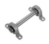TOVINANNA Siège de Palier de Poulie pour Scie à Table, Dispositif de Broche en Acier Argenté, Assemblage pour Machine de Découpe, Menuiserie DIY et Usage Professionnel