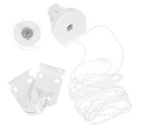 TOVINANNA Store Enrouleur Accessoire Pom Blanc 38mm avec Chaînette à Billes pour Pose de Stores à Domicile, Kit Réparation Léger et Fonctionnement Fluide