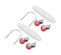 TOVINANNA Support de Chauffage Électrique Roues Pivotantes en Fer et Plastique, Installation Rapide pour Radiateurs à Bain D'huile, pour Chauffage D'intérieur Facile à Déplacer
