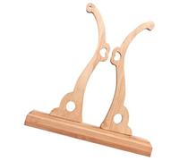 TOVINANNA Support de Ventilateur Socle Élégant et Stable Rond en Bambou Naturel pour Fête Estivale Plateau Amovible pour Décoration Intérieure