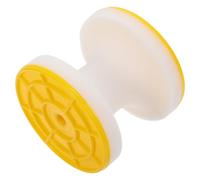 TOVINANNA Tête de Brosse à Rouleau Éponge Ronde Jaune pour Canalisation D'eau Feu, Matériau Abs et Éponge, Facile à Manipuler pour Maisons et Chantiers
