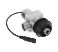 TOVINANNA Vanne de Chasse D'eau pour Urinoir à Capteur Automatique 6v Dc, Fonctionnement sans Contact, Matériau Abs, Diamètre D'entrée 15mm, Adaptée pour Hôpitaux et Bureaux