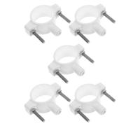 TOVINANNA Vanne de Selle de Filtre à Eau Blanc 5pcs en Pom pour Système Ro sous Évier, Contrôle Précis du Débit, pour Cuisines et Petits Bureaux