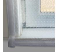 tow000ack Kit D'isolation de Fenêtre pour L'hiver,Film Fenetre Isolant pour Anti Froid et Contre,Coupe-Vent,Couverture de Fenêtre Rideaux Isolants en Plastique pour Intérieure (90cm x 100cm)