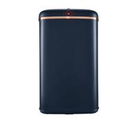 Tower Cavaletto Poubelle carrée à capteur T838010MNB Bleu nuit et or rose 58 l