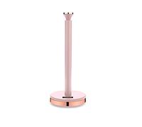 Tower Cavaletto T826133PNK Porte-Rouleau de Papier essuie-Tout avec sous-Doublure Douce, Rose Guimauve et Or Rose
