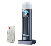 Tower Climatiseur AC - Ventilateur de refroidissement d'air tour pour chambre à coucher, refroidisseur oscillant silencieux, 6 vitesses, avec télécommande et réservoir d'eau, minuterie de 6 h pour la