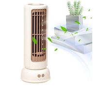 Tower Fan Bedroom Ventilateur portable 3-Speed Ventilateur compact Blowing Wind Fan For Home Dorm Car Nursery Basement Garage Outdoor Office Camping Kitchen Living Room Personal Air Circulator 10 x 10