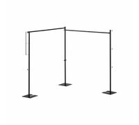 Tower Foldable Double-Bar Indoor Drying Rack BK